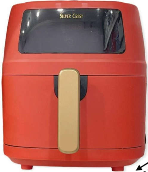 8 Liter Digital Air Fryer  Silver Crest - Red