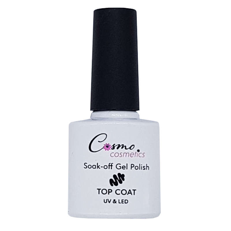Cosmo Gel Top Coat (Soak Off Gel) 7ml + Matte 12 Nails