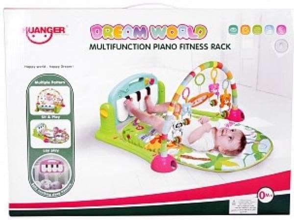 Multi-function Piano Fitness Rack + Unicorn LED Light!