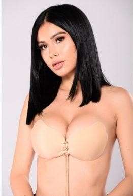 Strapless Backless Adhesive Invisible Push-Up Reusable Butterfly Bra