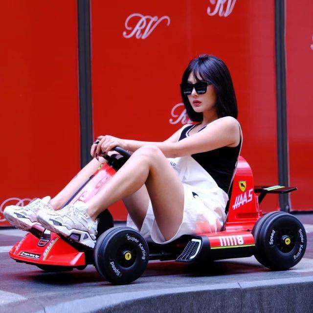 Electric Drift Go-Kart - Yellow