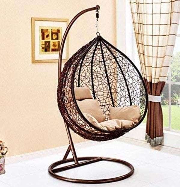 Outdoor Hanging Chair! Brown!