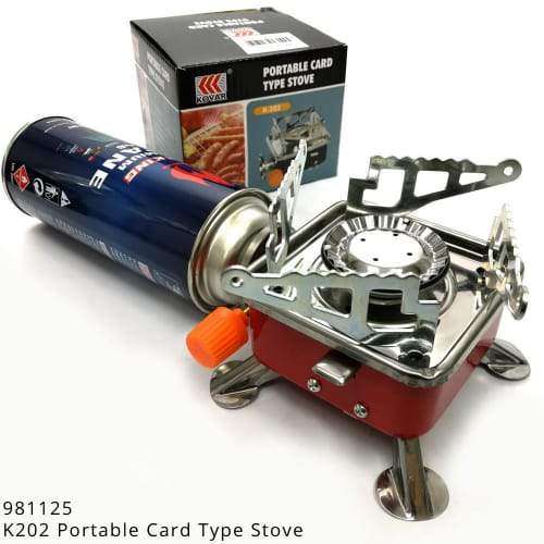 Camping Use Gas-Powered Portable Card Type Stove