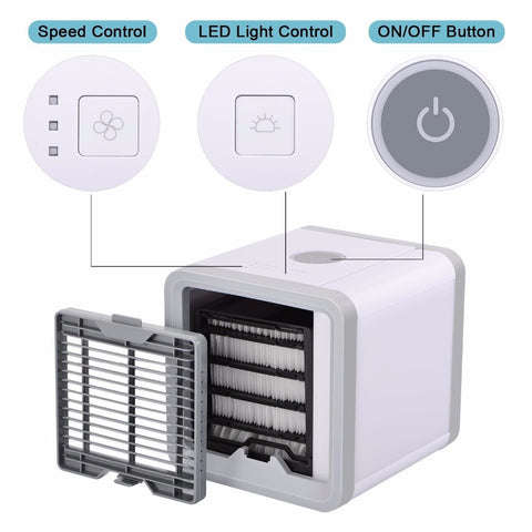 Portable Personal Space Ice Cellar Air Quick & Easy Way to Cool Air Conditioner