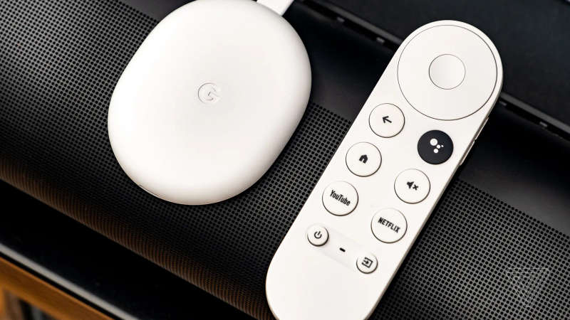 Chromecast with Google TV - 4K Streaming device with latest Google Assistant Voice Remote