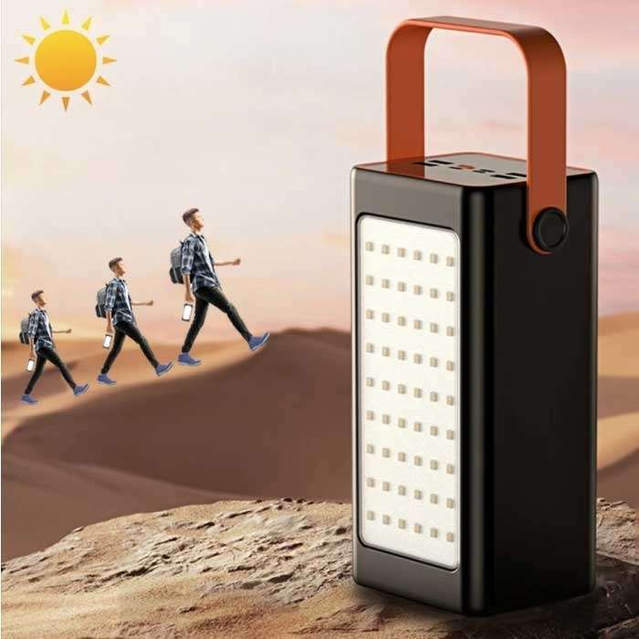 Portable Power Bank 100000mAh 5 Ports External Battery Charger with Lights