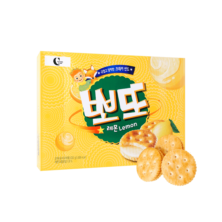 CROWN Ppo-Tteau Biscuit Lemon 322g - Yamibuy.com