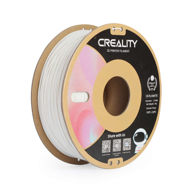 Creality CR-PLA Matte - 1.75 mm - 1 kg - Gypsum White
