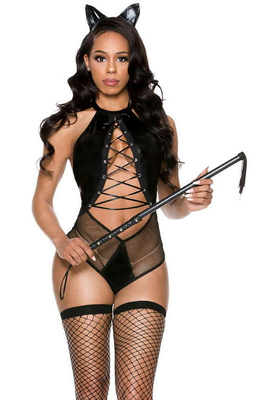 Bad Bad Kitty Sexy Black Bedroom Costume