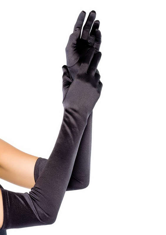 Extra Long Satin Gloves