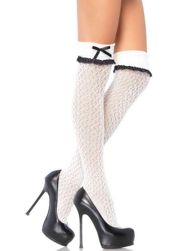 Crochet Over The Knee Cuff Stockings