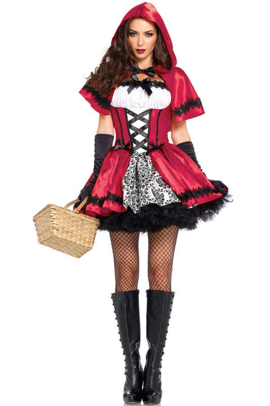 Gothic Red Riding Hood Costume