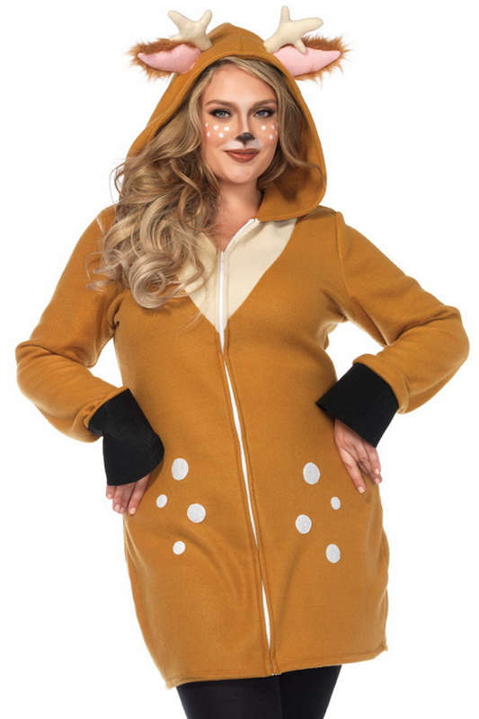Plus Size Cozy Fawn Costume