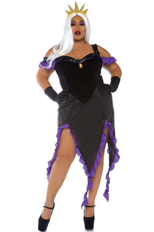 Plus Size Sultry Sea Witch Costume