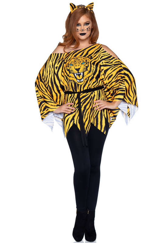 Tiger Poncho Costume
