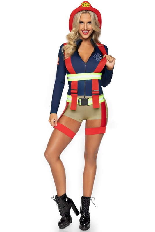 Hot Zone Honey Firefighter Costume