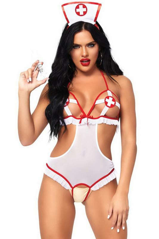 Naughty Nurse Lingerie Costume