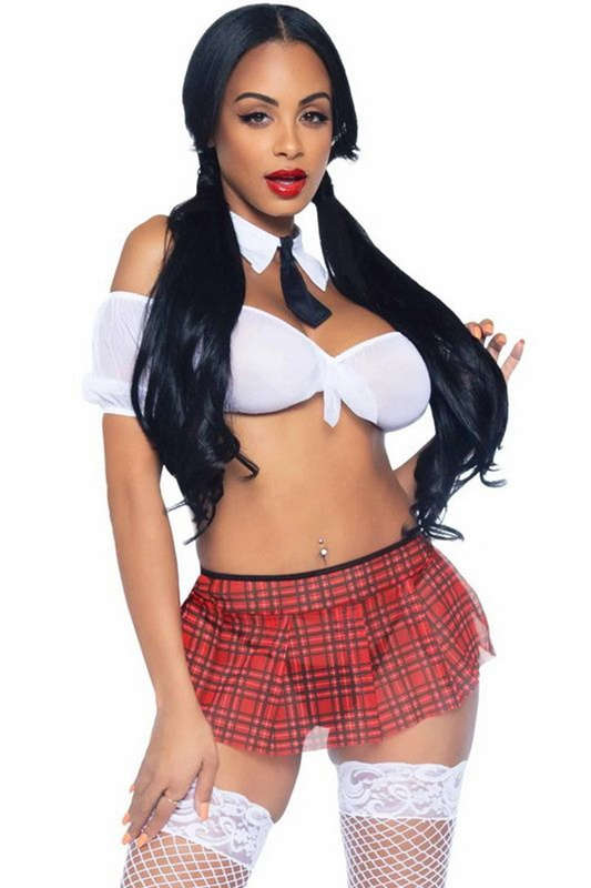 Sassy School Girl Costume Set