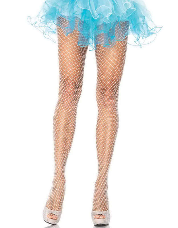 Plus Size Lycra Industrial Fishnet Pantyhose