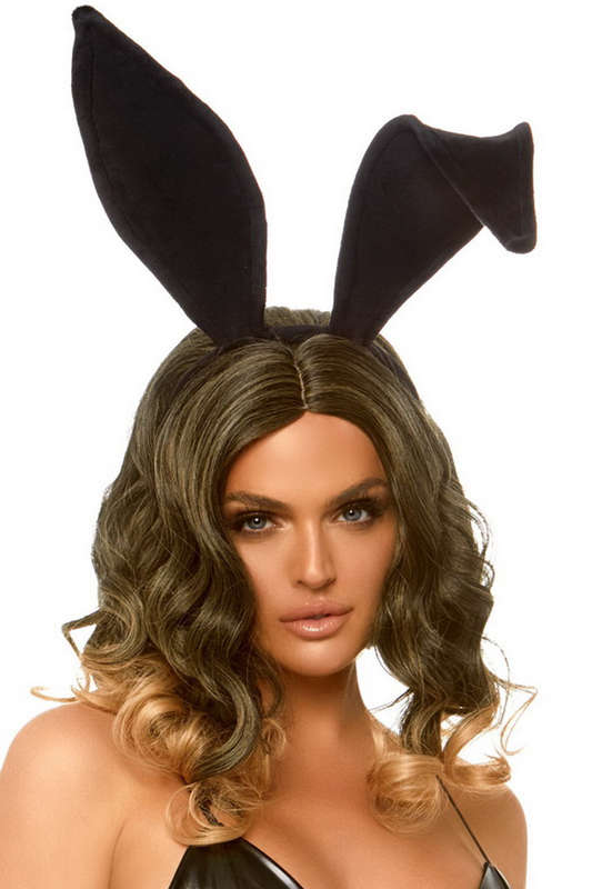 Black Bunny Ears Headband