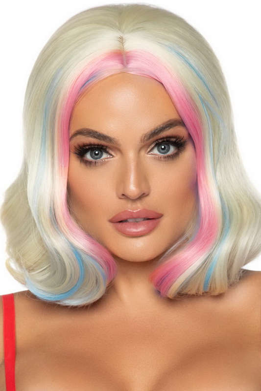 Pastel Harley Wavy Bob Wig