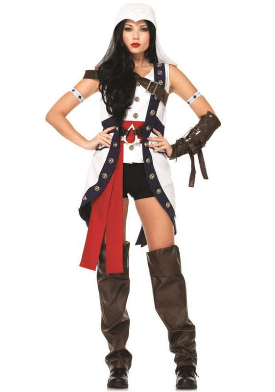 Connor Girl Sexy Warrior 6 PC Costume