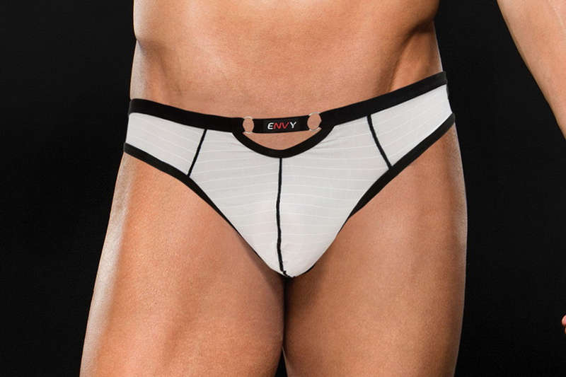 Men's Envy White Express Yourself Thong