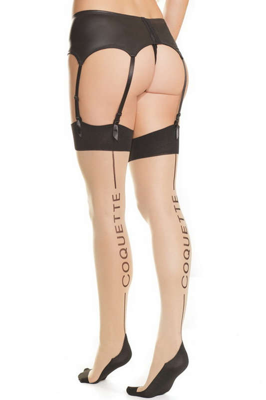Coquette Back Seam Stockings