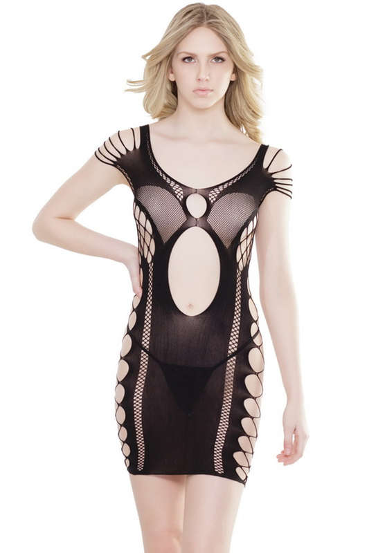 Cutout Lingerie Dress