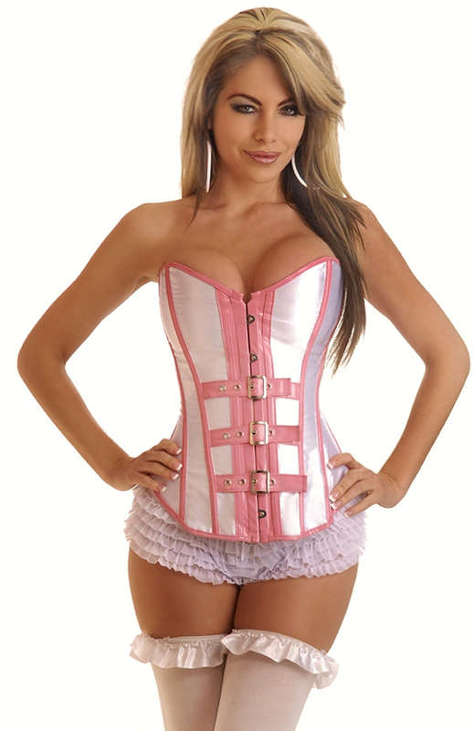 Blushing Pink Buckle Corset