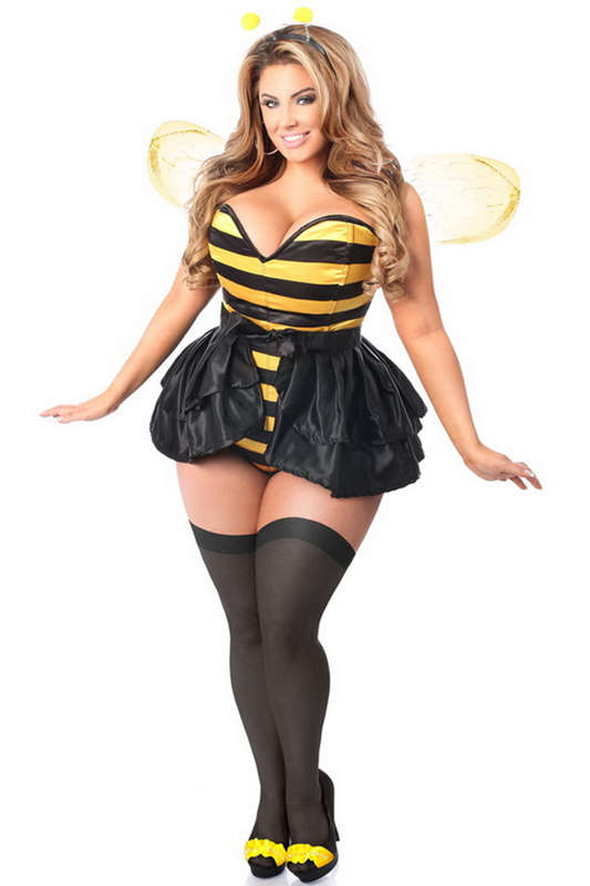 Plus Size Lavish Flirty Bee Corset Costume