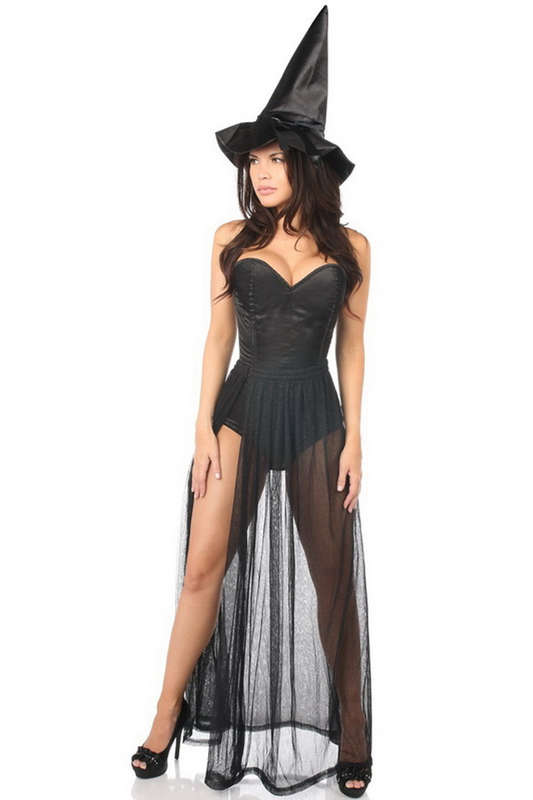 Plus Size Lavish Evil Witch Corset Costume