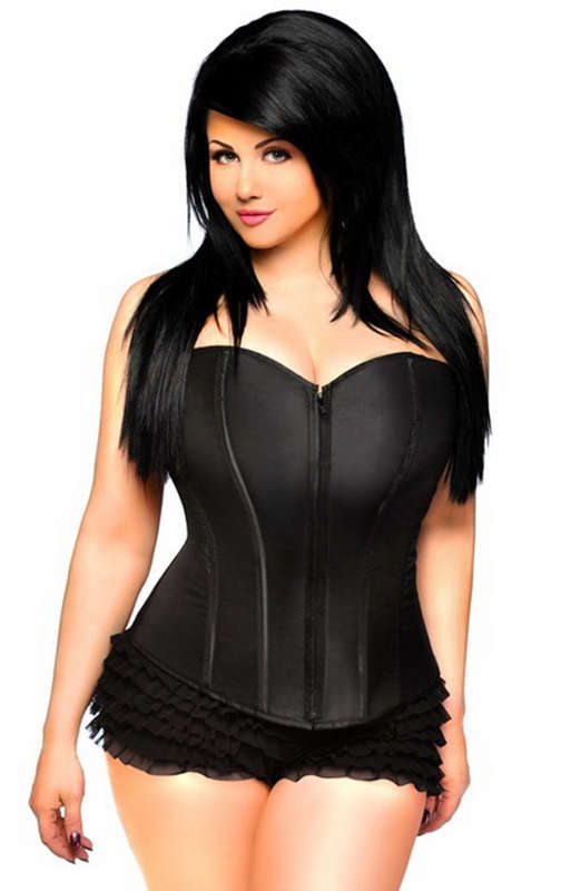 Plus Size Lavish Queen Black Sweetheart Corset