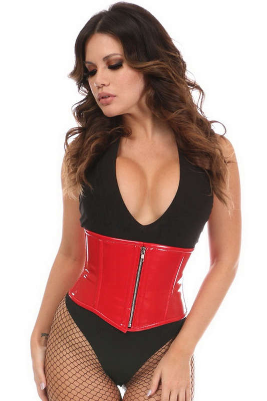 Top Drawer Red Patent Mini Cincher