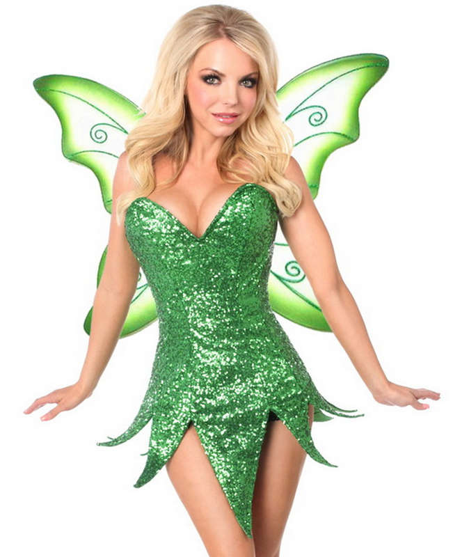 Top Drawer Green Sequin Fairy Costume