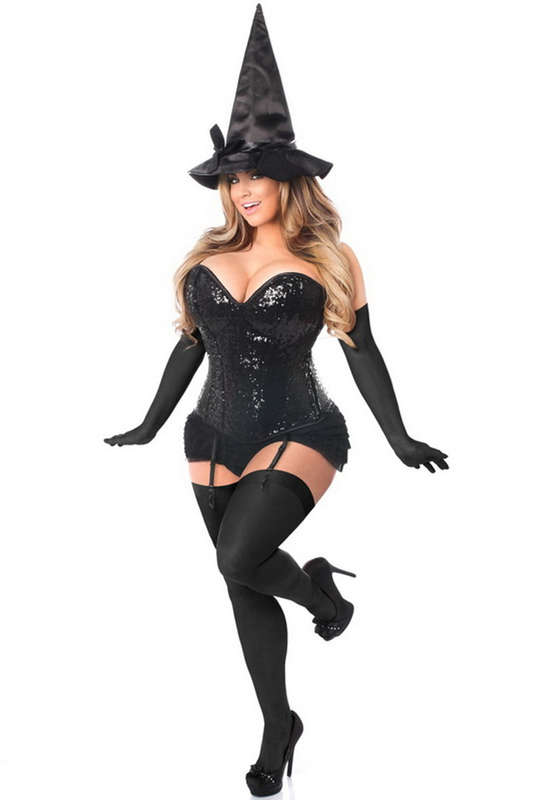 Top Drawer Sequin Witch Corset Costume