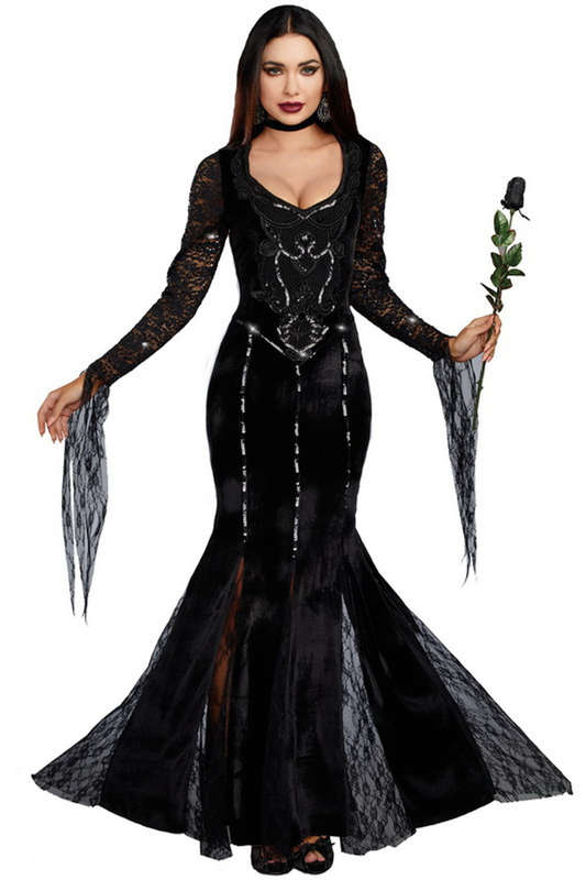 Frightfully Beautiful Gothic Costume
