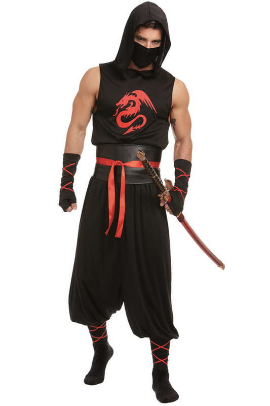 Men's Deadly Ninja Costume