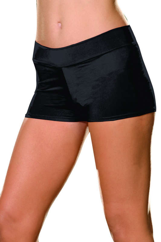 Plus Size Black Roxie Hot Short