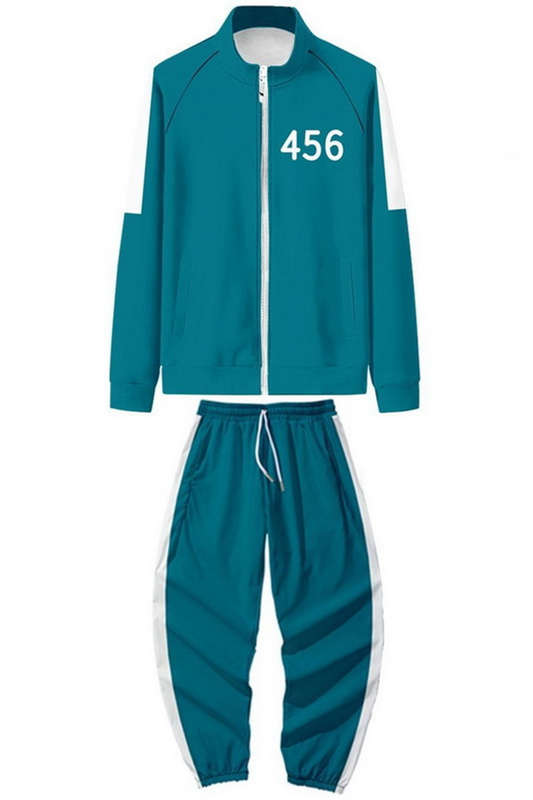 Squid Game Player Zipper Jacket & Pants Costume