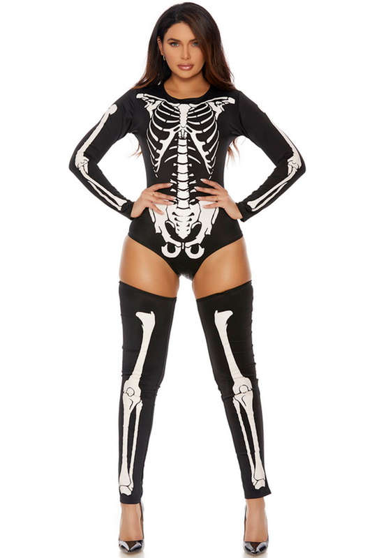 Bad To The Bone Skeleton Costume