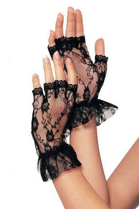 Fingerless Lace Gloves