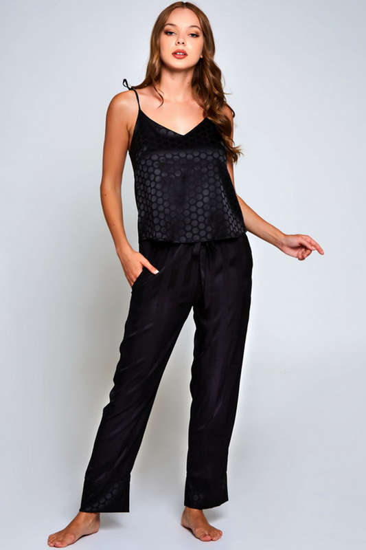 Black Delphine Cami Set