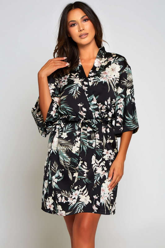 Black Bella Spring Robe