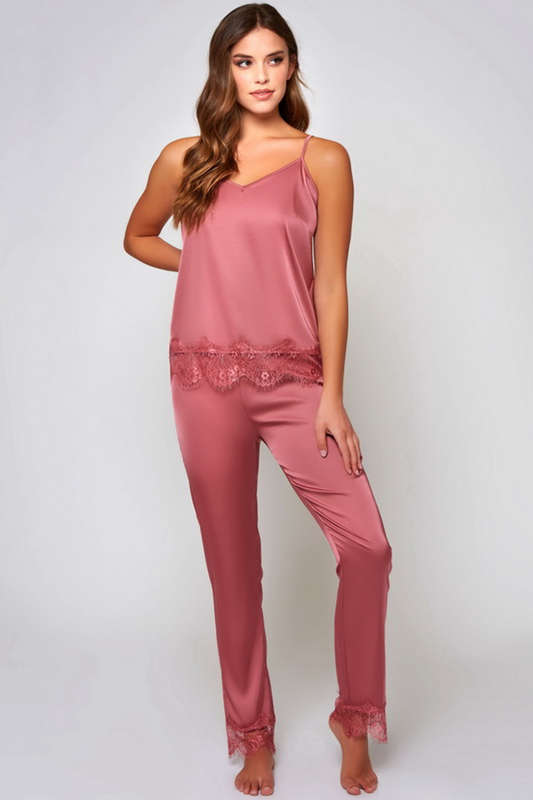 Classic Romance Satin Pajamas