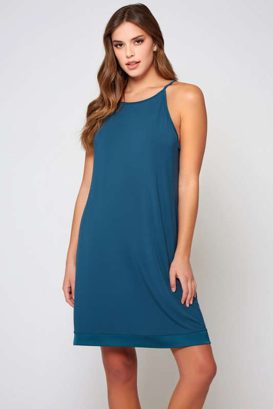 Teal Malachite Lingerie Chemise