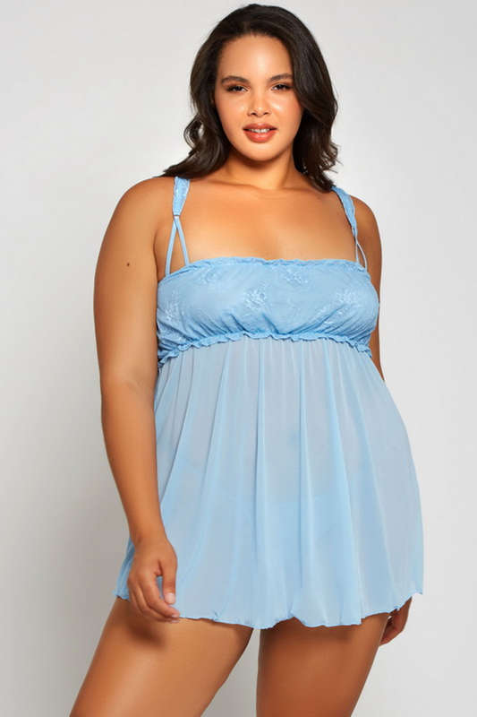Plus Size Baby Blues Sakura Babydoll