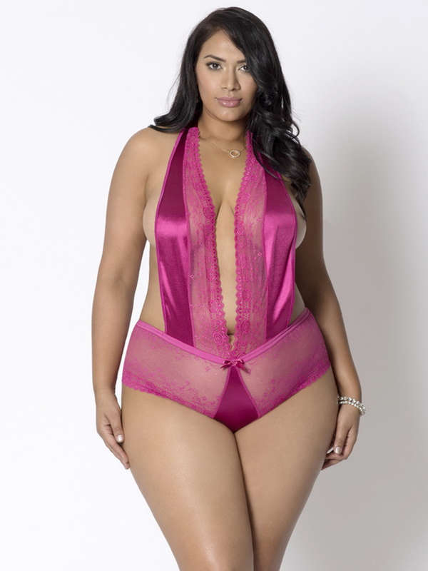 Plus Size Feels So Right Plunging Teddy