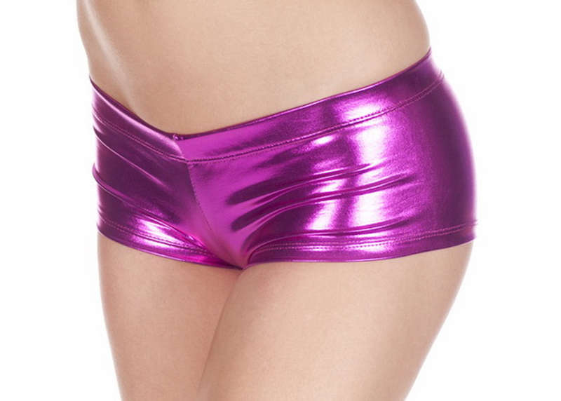 Metallic Booty Shorts