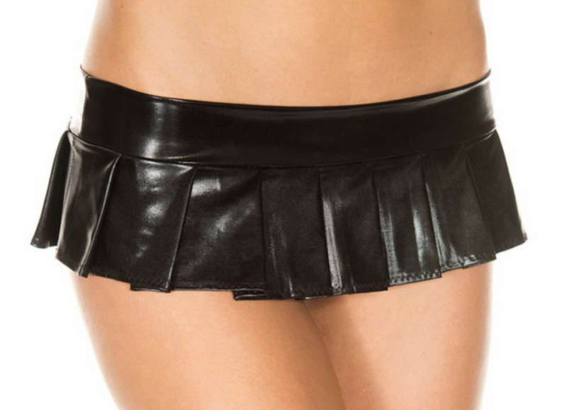 Metallic Mini Skirt